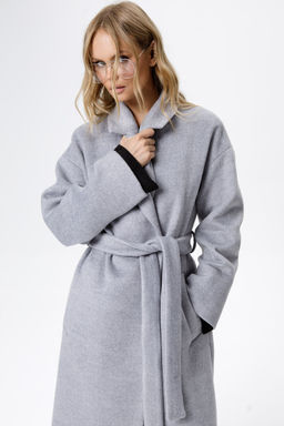 Пальто Pirs 6305 серый фото 3