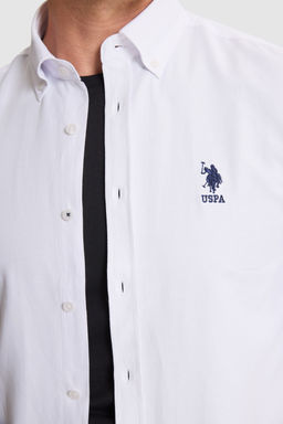 Erkek Beyaz Uzun Kollu Basic G_mlek - U.s. polo assn фото 7