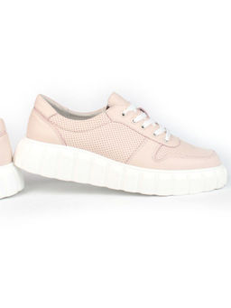 05-PDA97-2 PINK Кроссовки женские (натуральная кожа) - Фабричный китай фото 13