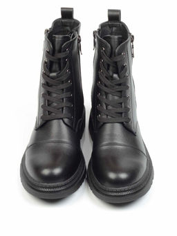 01-5257-1 BLACK Ботинки демисезонные (натуральная кожа, байка) - No name фото 12