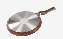 Блинная сковорода 26 см, коричневая