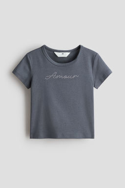 Camiseta con motivo decorativo