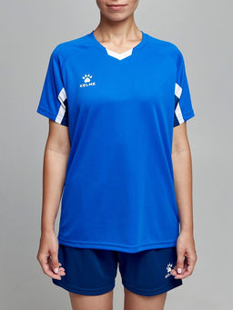 Футбольная форма KELME Short-Sleeved Football Suit (Blue/Dark Blue)