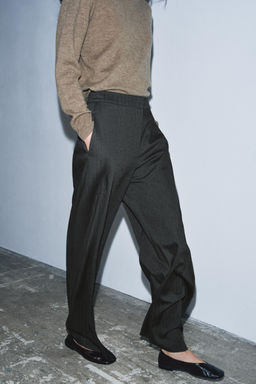 ZW COLLECTION TEXTURED BALLOON TROUSERS
