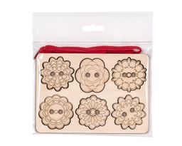 Шнуровка из дерева Цветы - Smiledecor фото 3