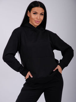 Худи Ханна, футер 2-х нитка начес - Малина фото 10