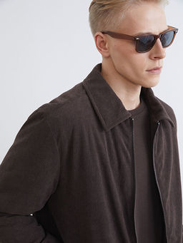 Standart Kal?p Kadife Erkek Mont