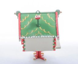 Новогоднее украшение интерьера: Избушка на курьих ножках 1013 Green - Idh фото 4