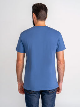 Футболка мужская короткий рукав GREG G145-RD-6035 (джинс)  фото 3