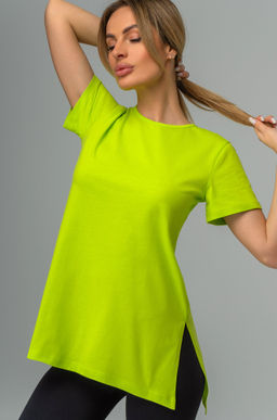 Удлиненная женская футболка с разрезами Happyfox - Happy fox фото 9