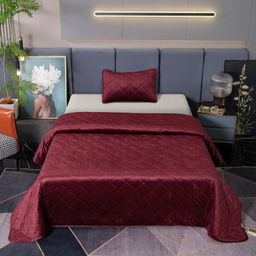 Велюровое покрывало ромб OVF033 160*220