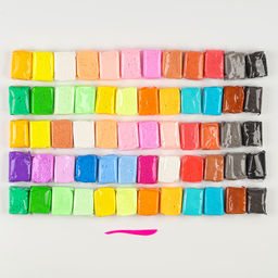 Масса для лепки, набор 60 брусков