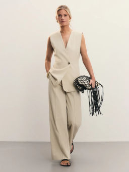 Брюки из тенселя и хлопка / Zarina