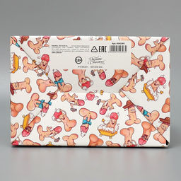 Коробка подарочная сборная, упаковка, «Веселые джентельмены», 22×15×10 см