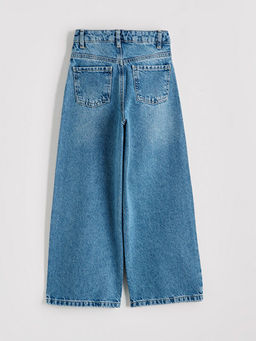 Wideleg K?z ?ocuk Jean Pantolon