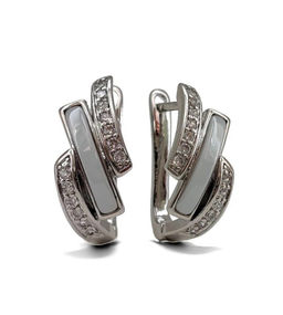 Серьги с керамикой