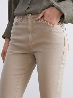 Crop Flare Kad?n Jean Pantolon