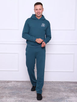 Ричард(петроль) костюм , 80% хлопок, 20% п/э