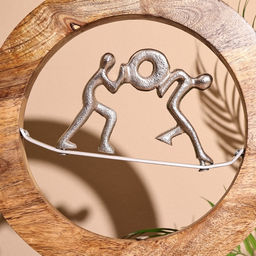 Сувенир интерьерный в деревянном кольце «Труд», 30×8×33 см