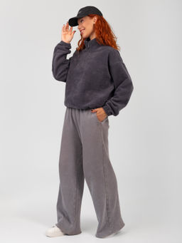 Толстовка женская футер начес 3-х нитка ТЕДДИ ГРАФИТ - Domtrik фото 11