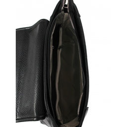 Сумка женская искусственная кожа XHD-19506, 1отд+карм/перег, плечевой ремень, черный 263296 - Bobo фото 4