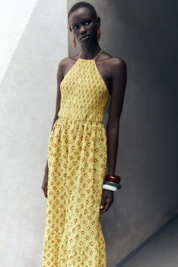 PRINTED MIDI DRESS - Zara фото 6