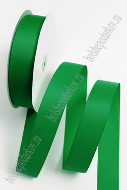Лента репсовая 4 см*100 ярд "1 сорт" (SF-5928) зеленый №19