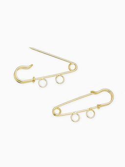 Цена за 2 шт. Булавка для подвесок PO-035, №01, 2 шт. 3.5×0.5 см, цвет золото