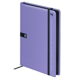 Ежедневник BG 2026г. А5 176л. кожзам "Monochrome. Mauve" (DdA5_09616) лиловый, тв.переплет, soft-touch