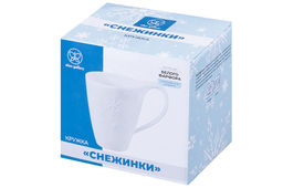 Кружка 350 мл 13*8,7*11,5 см Снежинки - Elan gallery фото 6