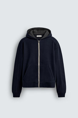 FELT HOODIE - Zara фото 7