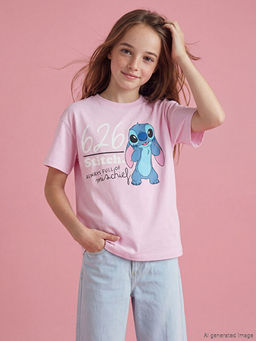 Футболка Без бренда Stitch для девочек