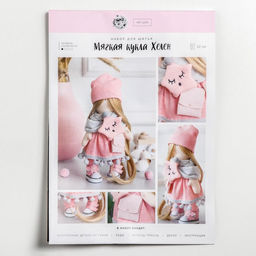 Набор для шитья. Интерьерная кукла своими руками Хелен, 22 см