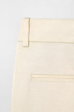 FLARED LINEN BLEND TROUSERS KATE MOSS X ZARA фото 6