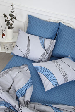 Простыня на резинке поплин Джаз-компаньон