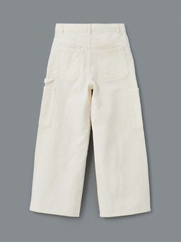 Wideleg K?z ?ocuk Jean Pantolon