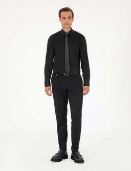 Siyah Regular Fit Uzun Kollu Basic G_mlek - Pierre cardin фото 11