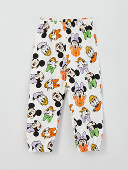 Bisiklet Yaka Minnie Mouse Bask?l? K?z Bebek Sweatshirt ve E?ofman Alt 2li - Waikiki фото 3