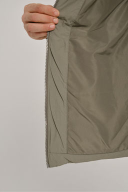 Пуховик короткий Зеленый