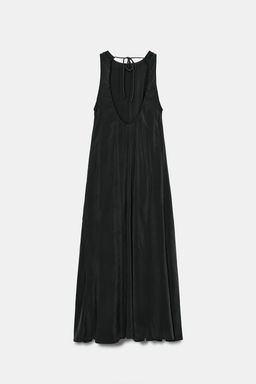 VESTIDO MIDI FLUIDO / Negro - Zara фото 6