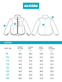 ACOOLA / Куртка детская для девочек Vanda фиолетовый  фото 5