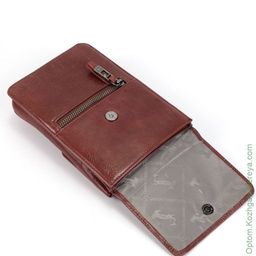 Мужская кожаная сумка-портмоне 2019949А К209 Marrone rosso - Dff фото 4