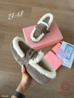 Лоферы с мехом зимние (натуральные)