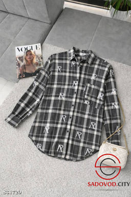 Рубашка женская с принтом