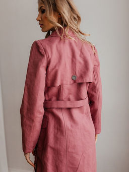 лен 70%, вискоза 30% жакет тренч плащ - Волтри фото 4