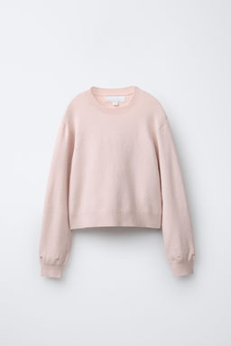 KNIT JUMPER WITH FEATHERS - Zara фото 2