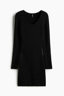 Vestido ajustado en punto de canale - H&m фото 7