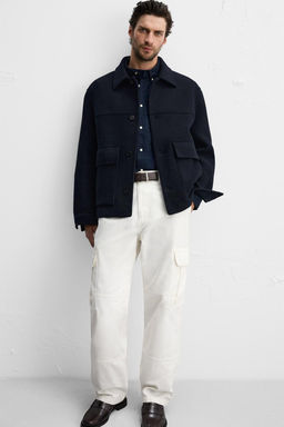 WOOL BLEND SHORT COAT - Zara фото 6