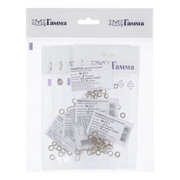 01.7 Люверсы ФАСОВКА d 3 мм 5 x 10 шт под никель