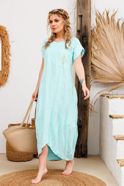 Платье AMORI 9733 светлая бирюза  фото 2